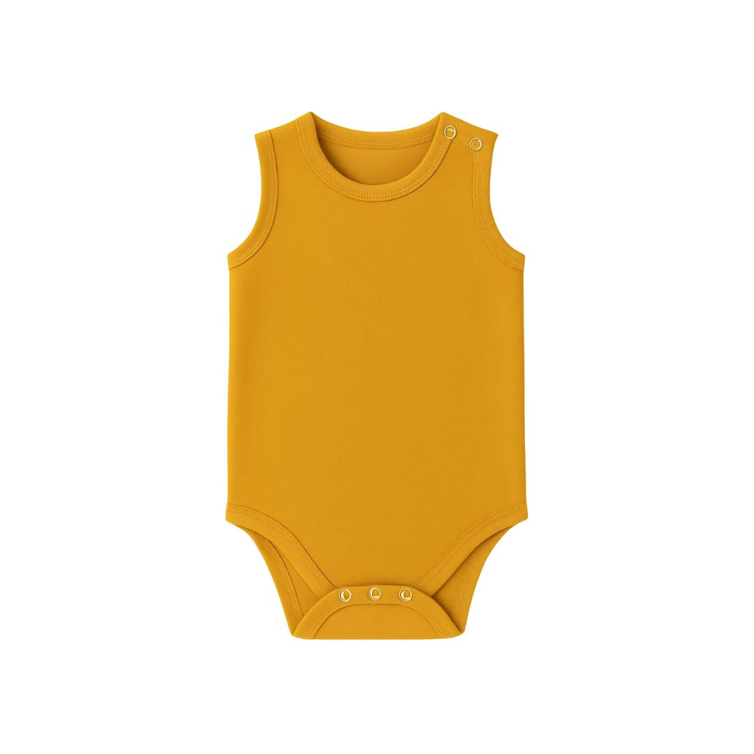 Noa cocoon Giza Cotton Sleeveless Baby Vest - 2 Pack