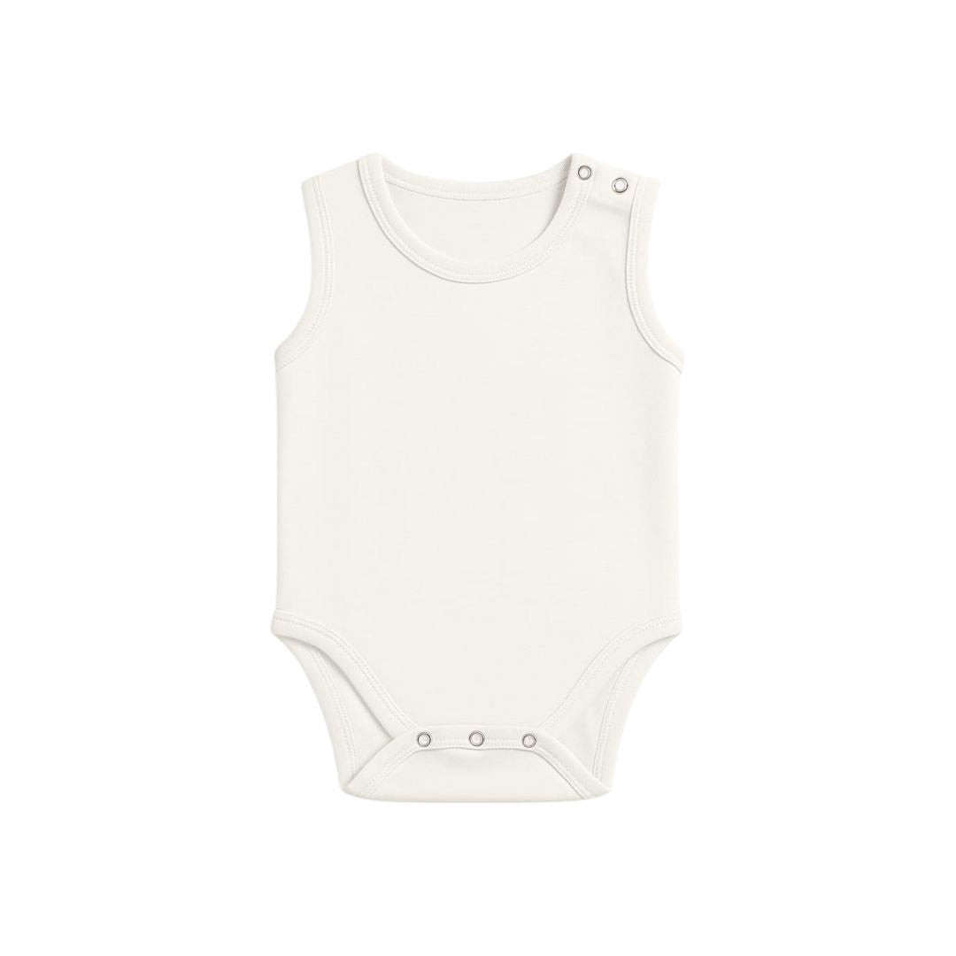 Noa cocoon Giza Cotton Sleeveless Baby Vest - 2 Pack