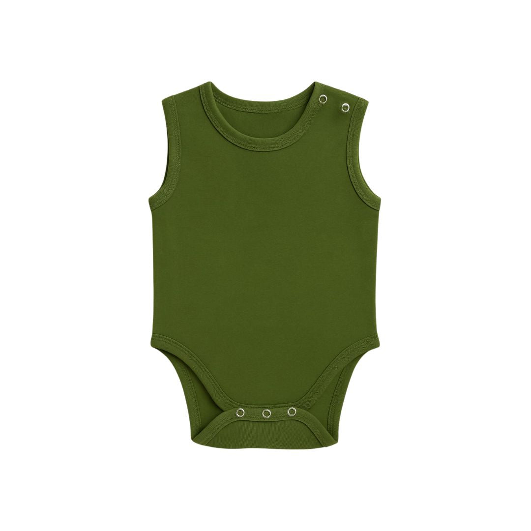 Noa cocoon Giza Cotton Sleeveless Baby Vest - 2 Pack