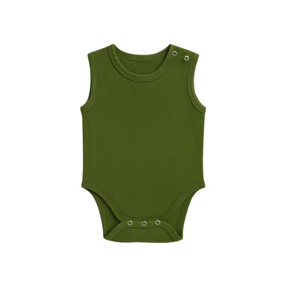 Noa cocoon Giza Cotton Sleeveless Baby Vest - 2 Pack