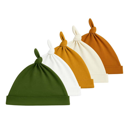Noa Cocoon Egyptian Giza Cotton Baby Hat - 2 Pack