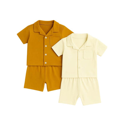 Noa Cocoon Short Sleeve Loungewear Set - 2 pack