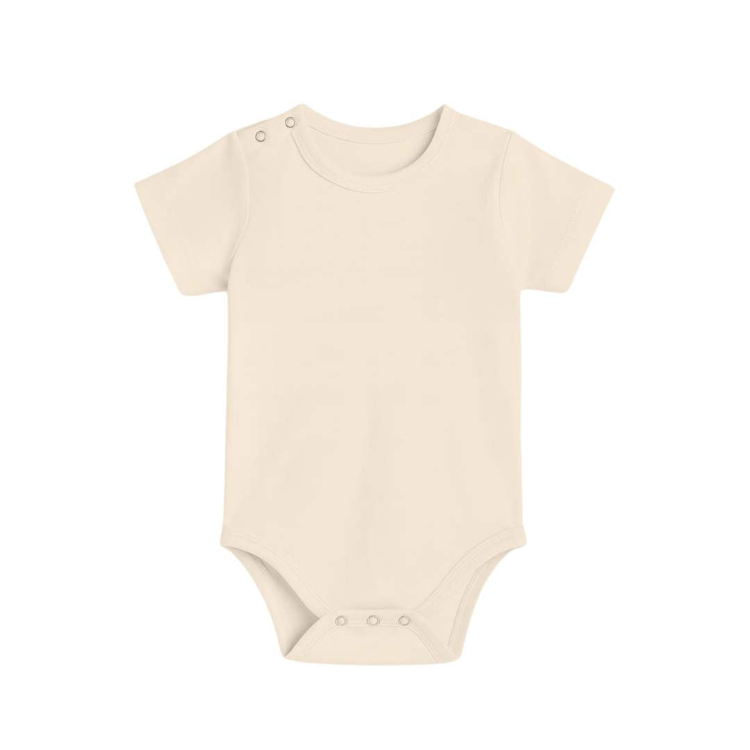Noa Cocoon Giza Cotton Short Sleeve Baby Vest - 2 pack