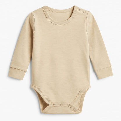 Noa Cocoon Egyptian Giza Cotton Long Sleeve Baby Vest - 2 pack