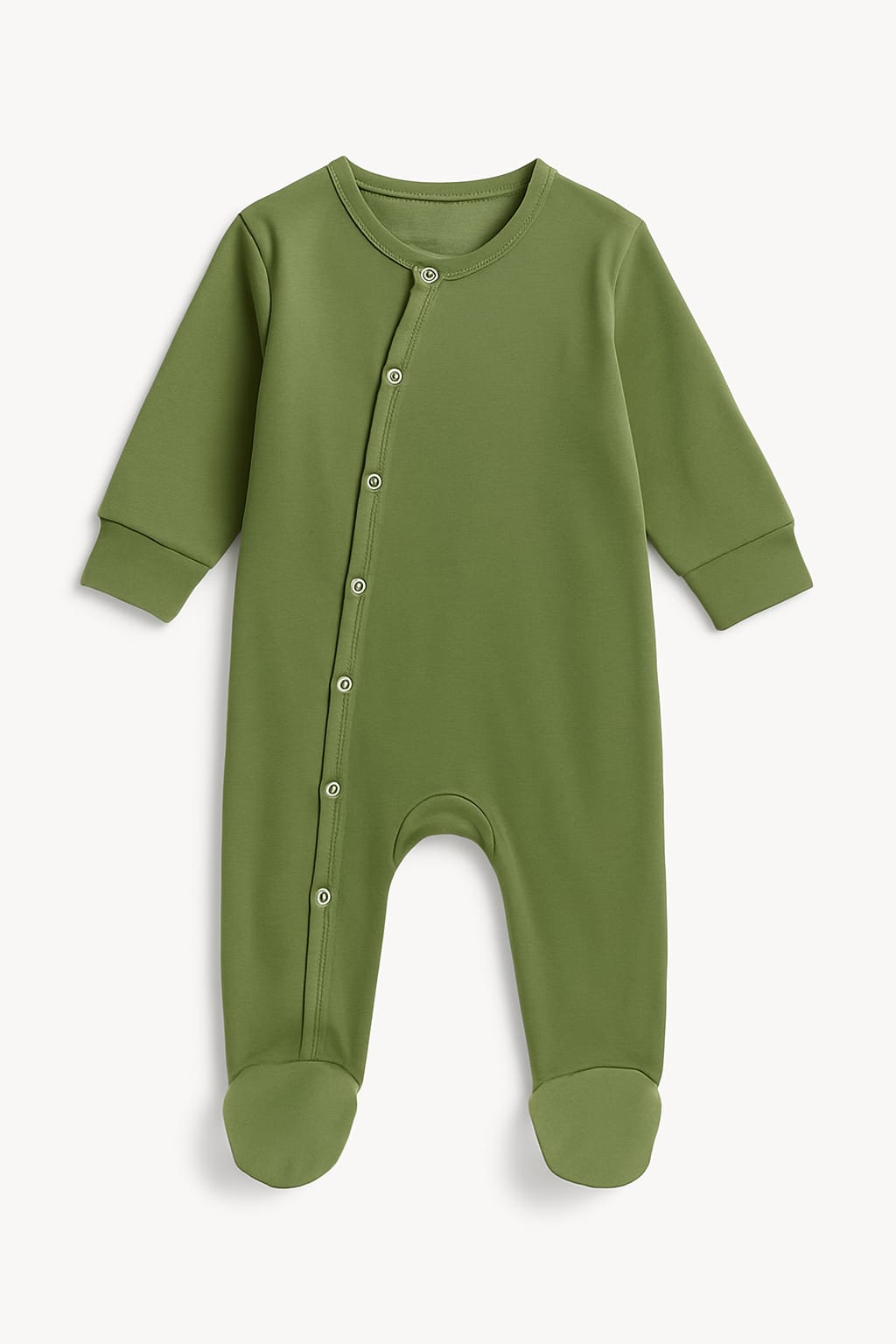 Noa Cocoon Egyptian Giza Cotton Onesie - Olive Green