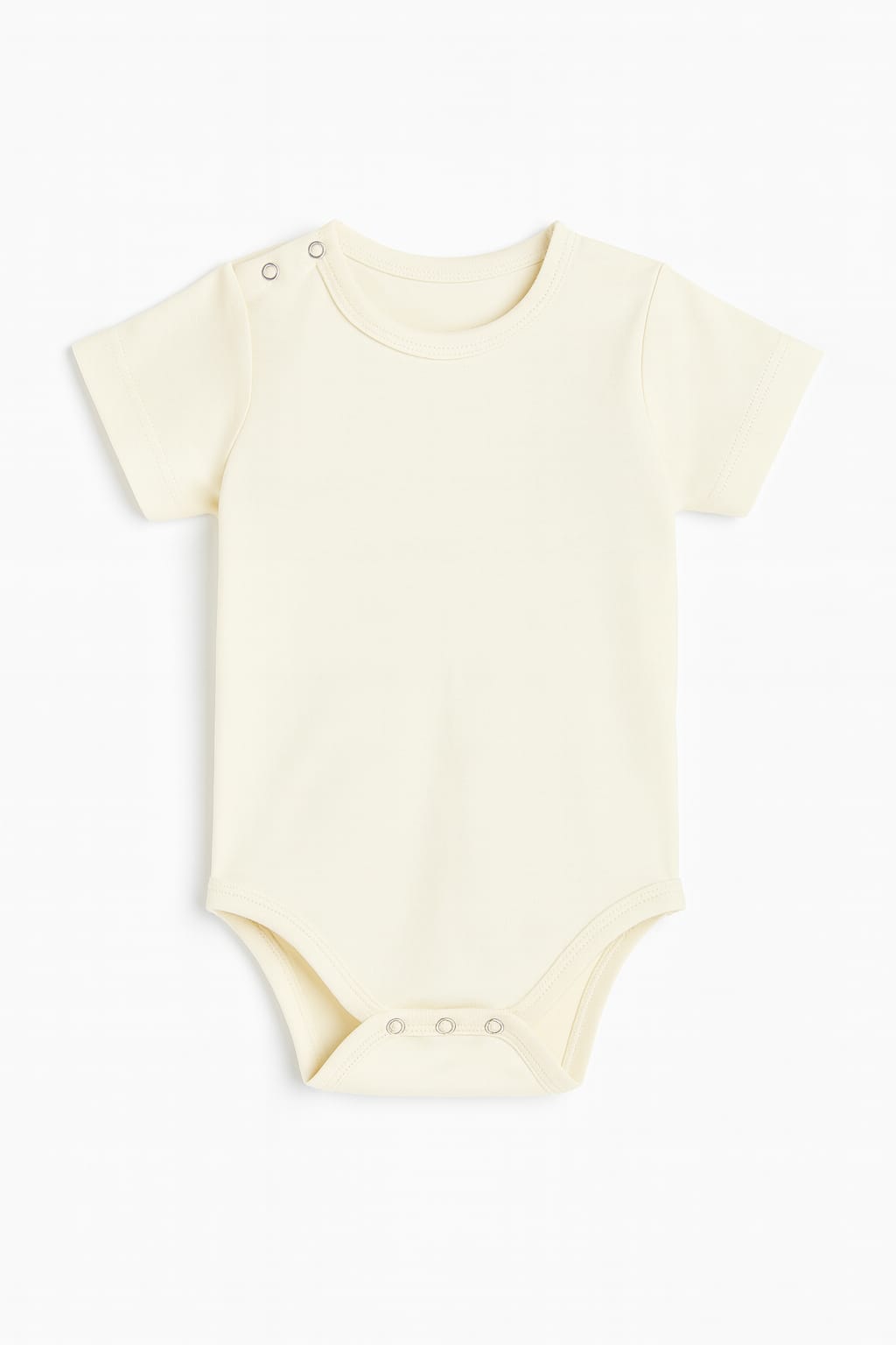 Noa cocoon Egyptian Giza Cotton Short Sleeve Baby Vest - White