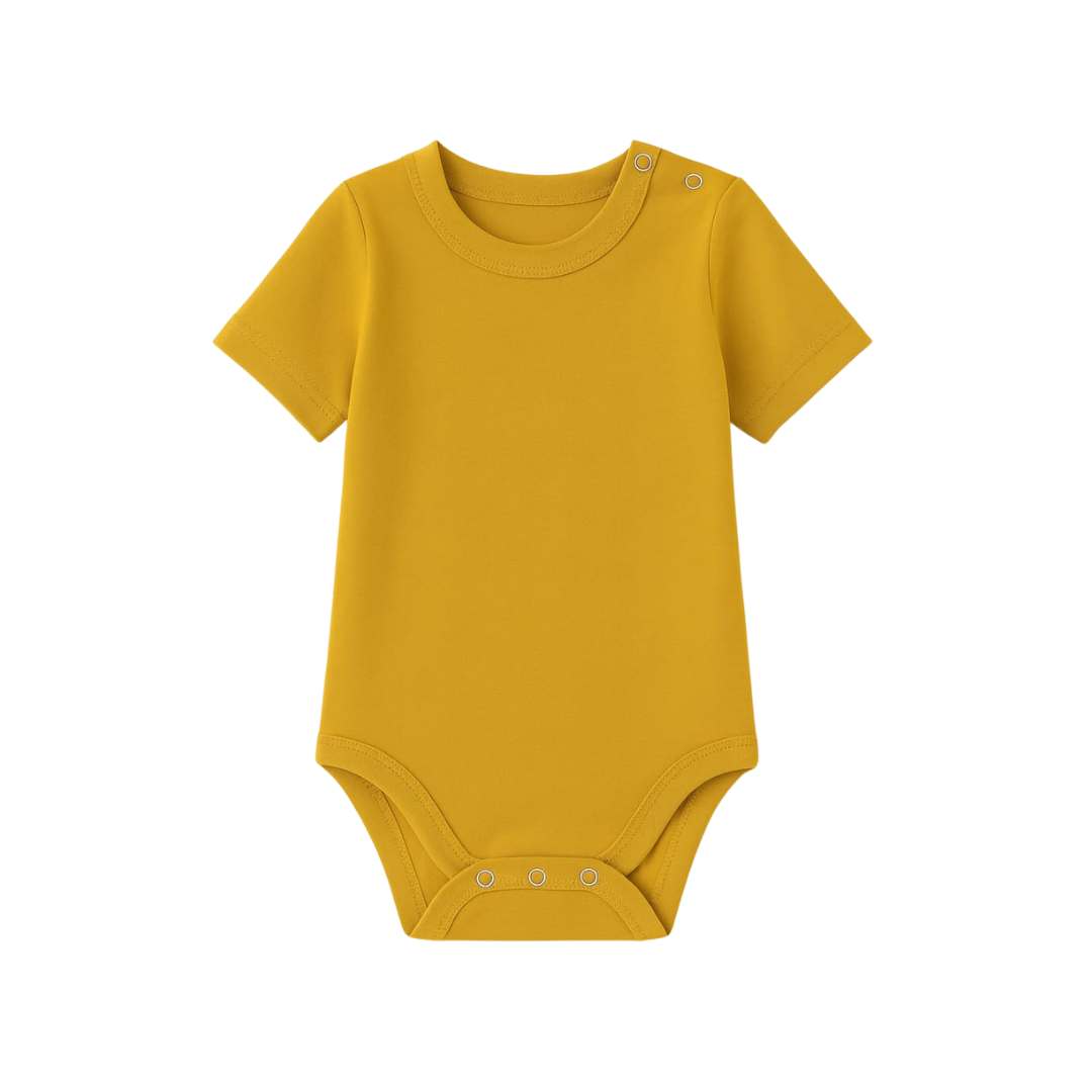 Noa Cocoon Giza Cotton Short Sleeve Baby Vest - 2 pack