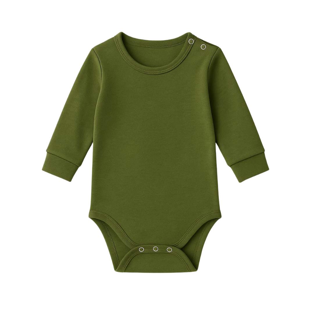 Noa Cocoon Egyptian Giza Cotton Long Sleeve Baby Vest - 2 pack